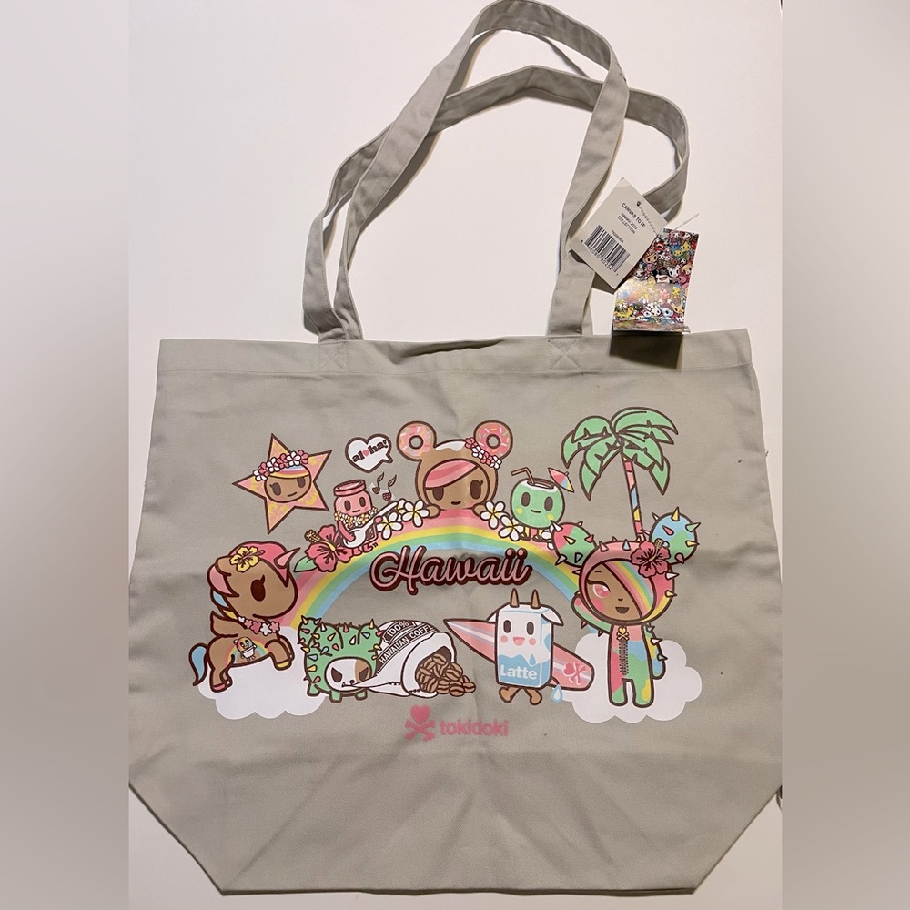 BNWT TOKIDOKI Hawaii Exclusive Canvas Tote - Sold Out!